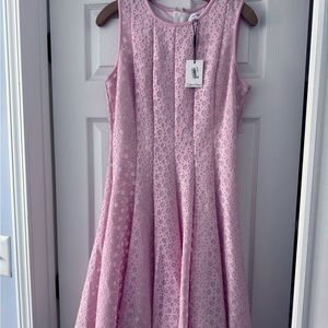 Calvin Klein! Beautiful Spring Dress! Light Coral Pink! Brand New!
